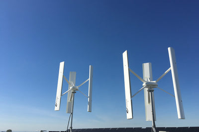 2,400 瓦無葉片花園渦輪機 — 天氣不佳也可運轉