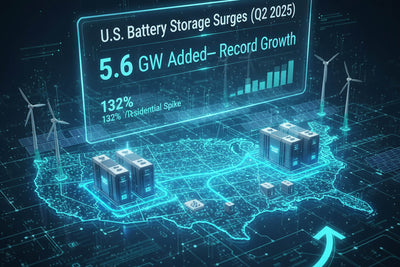 美國 2025 年第二季見證電池儲能容量創紀錄成長